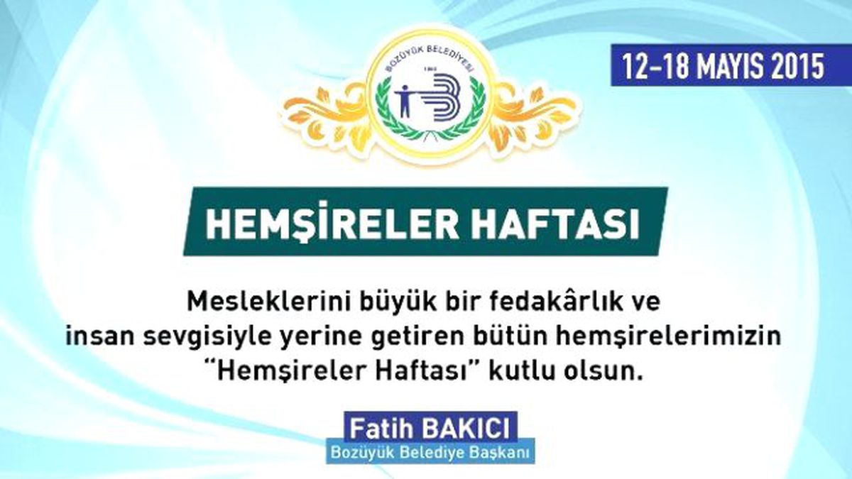Hemşireler Haftası