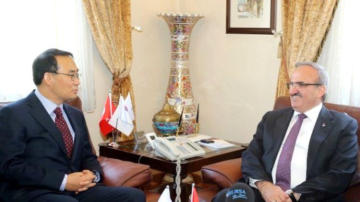 Kore Büyükelçisinden Bursa Valiliği\'ne Ziyaret