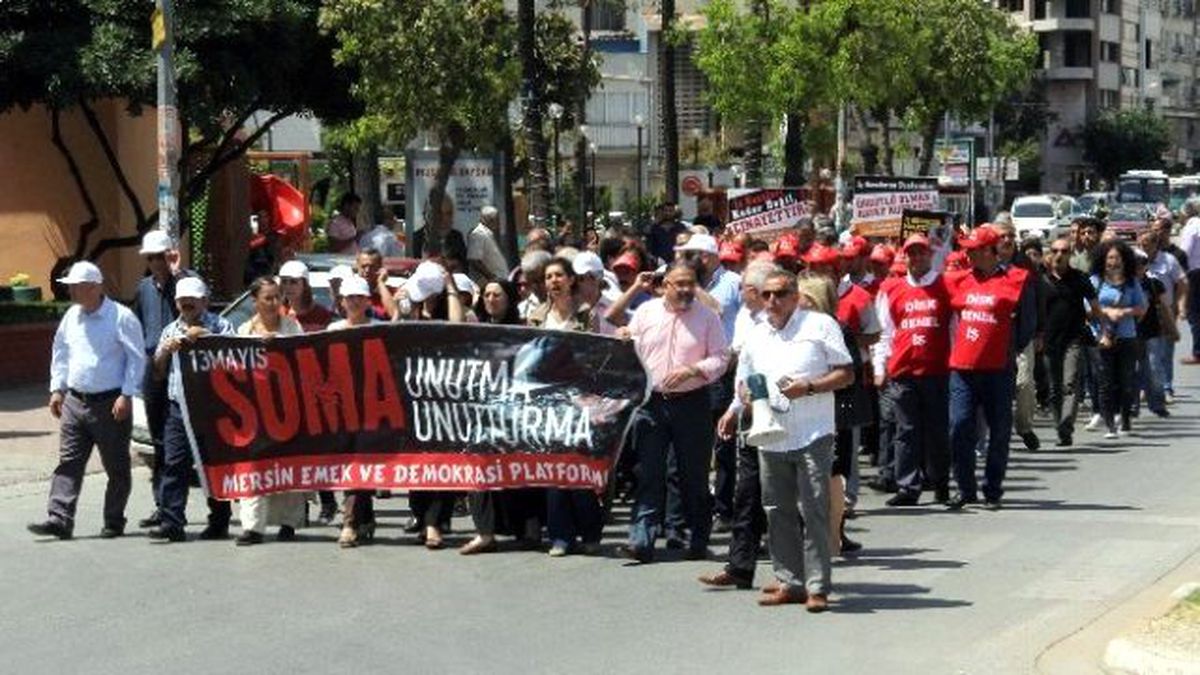 Mersin\'de Soma Yürüyüşü