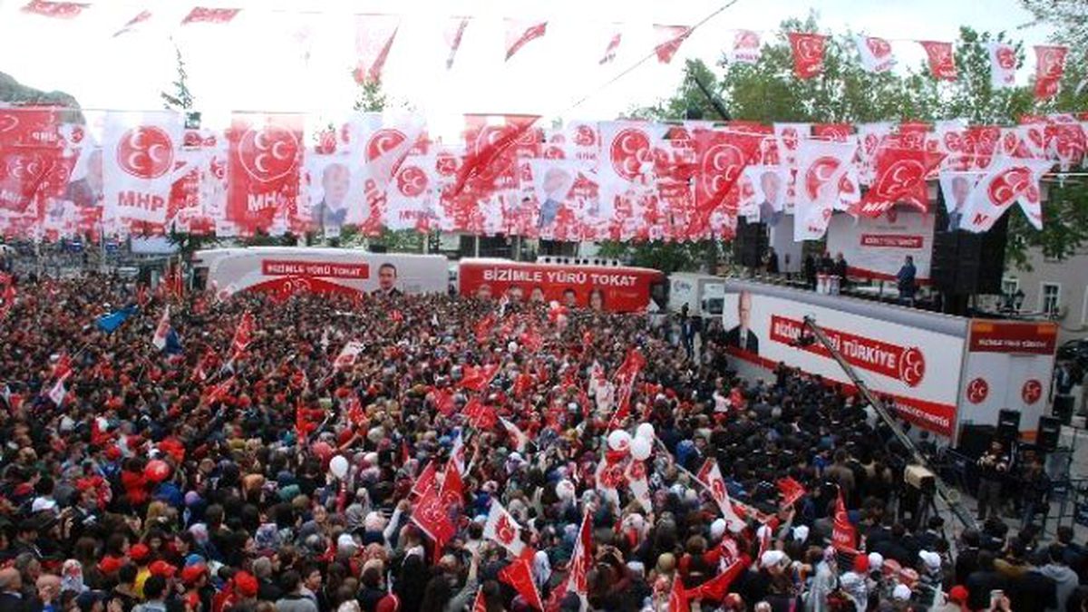 MHP Lideri Bahçeli Tokat\'ta