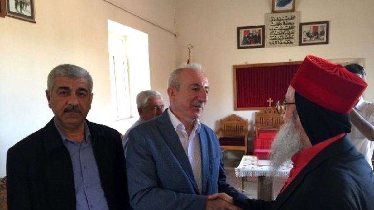 Miroğlu, Süryani Dernekler Federasyonu ve Morgabriel Manastırı\'nı Ziyaret Etti