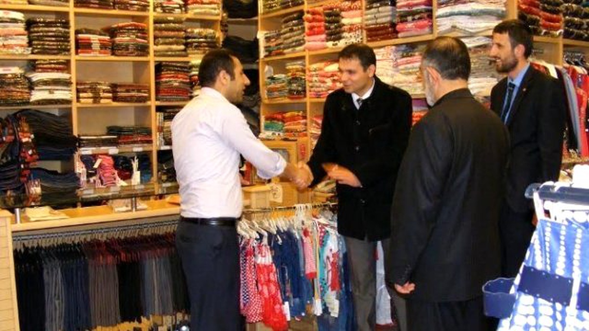 Saadet Partisi Adaylarından Esnaf Ziyareti