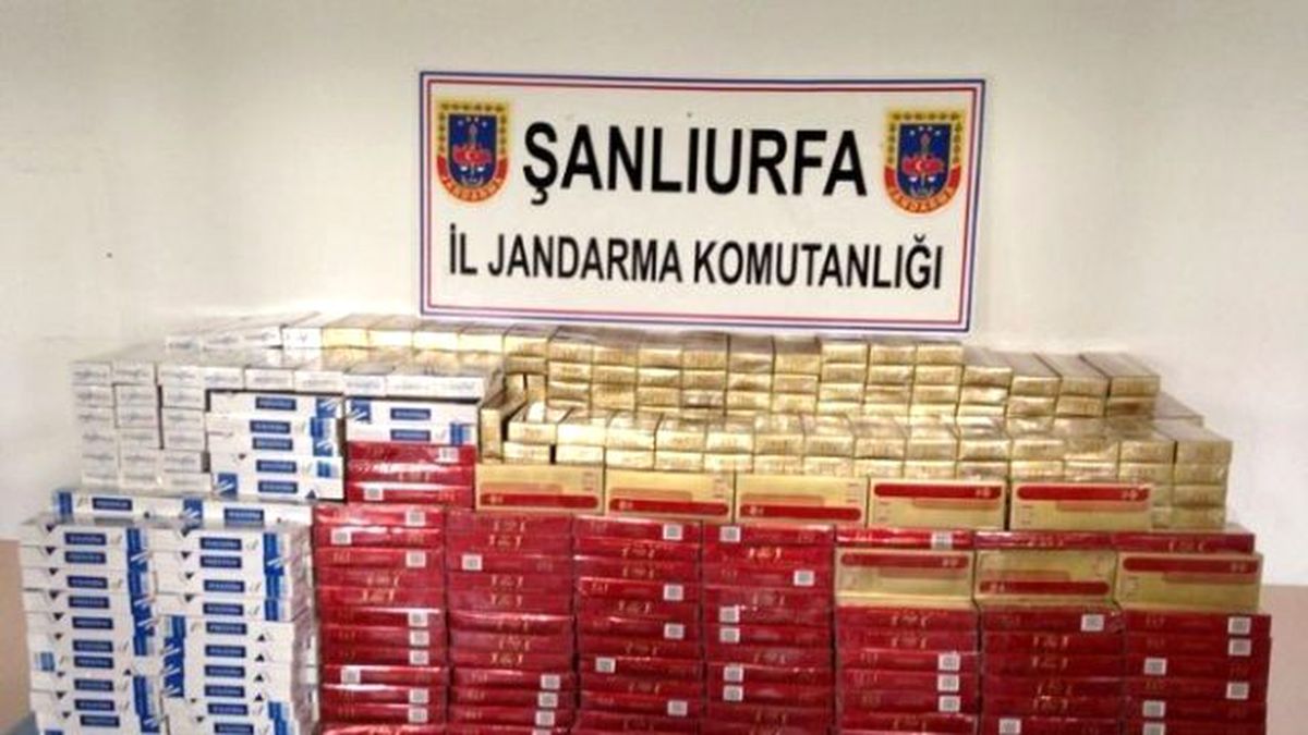 Şanlıurfa\'da Çok Sayıda Kaçak Sigara Ele Geçirilirken, 4 Kişi Gözaltına Alındı