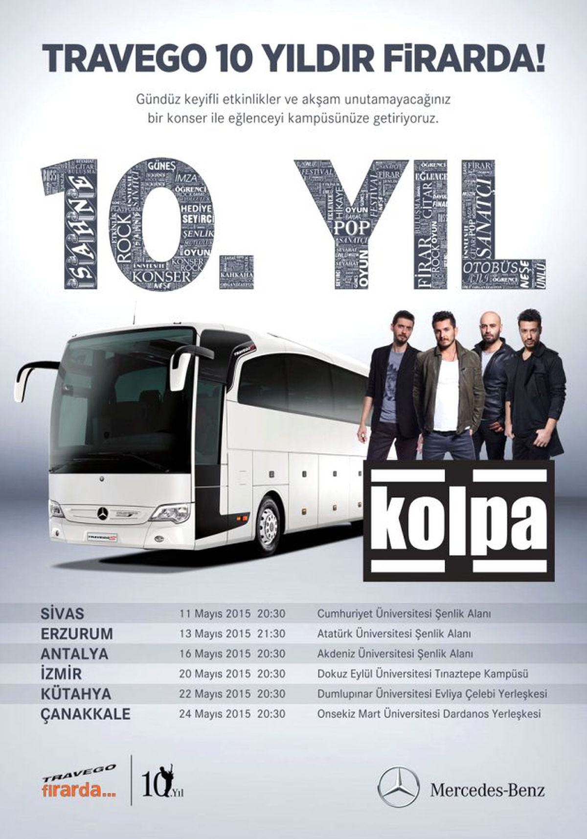 Travego Firarda, 10. Yılını Kolpa İle Antalya'da Kutluyor!