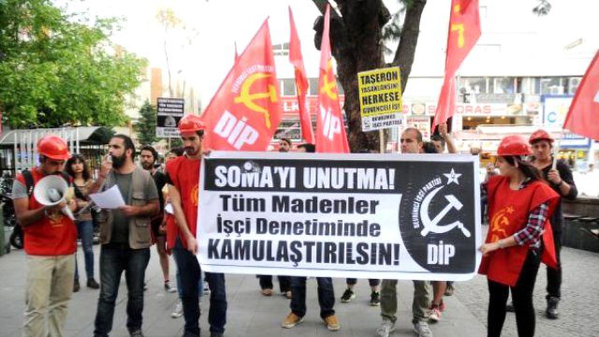 Üniversitede Soma Protestosunda 10 Gözaltı (2)