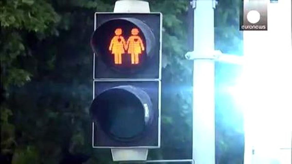 Viyena\'da Trafik Işıklarına \'Eurovision\' Ayarı