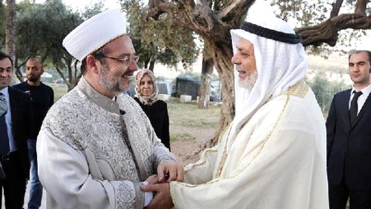 Diyanet İşleri Başkanı, Mescid-i Aksa\'da Akşam Namazını Kıldırdı