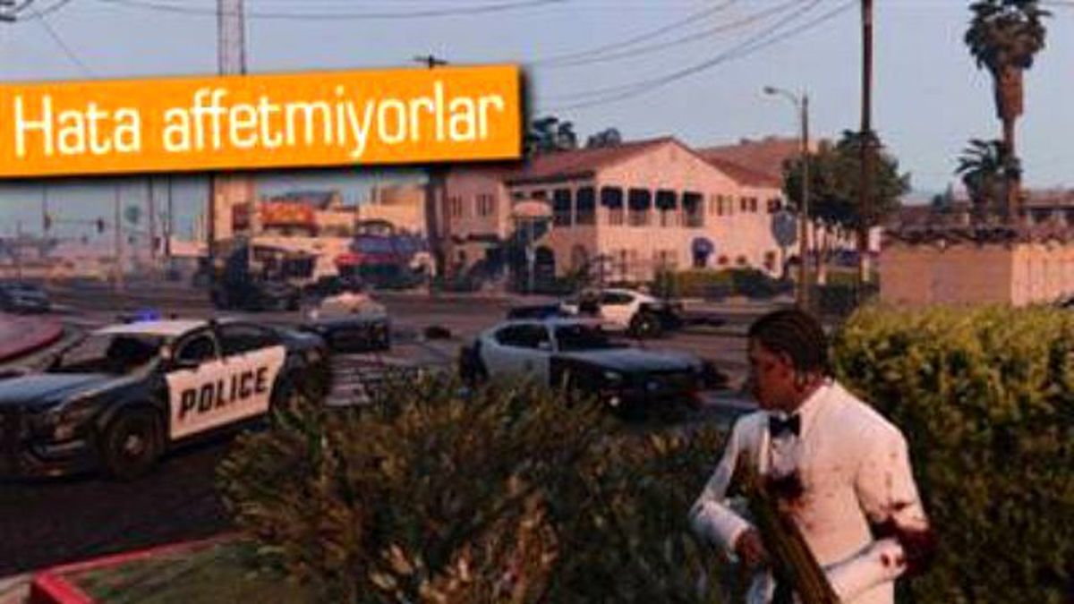 Gta V\'te Polisler Zorlaştı