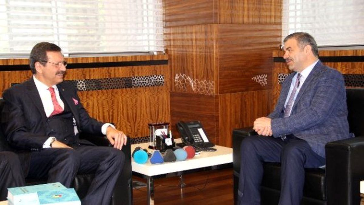 Hisarcıklıoğlu, Mustafa Çelik\'i Ziyaret Etti