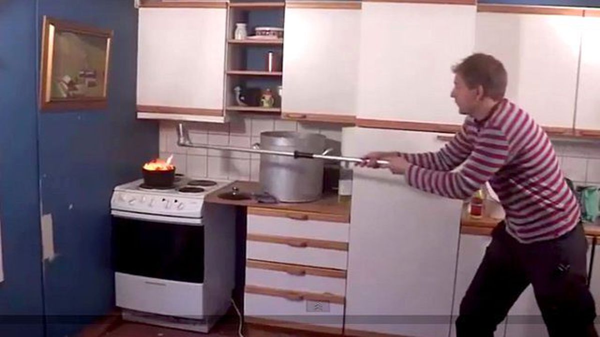 Kızgın Yağa Su Dökülürse