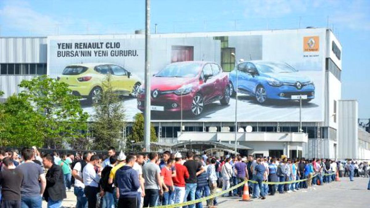 Renault Fabrikası\'nda İş Bırakma Eylemi (2)