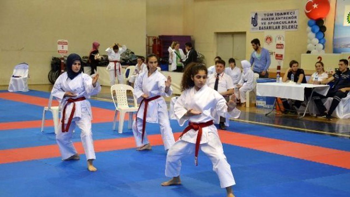 Türkiye Karate Şampiyonası Gemlik\'te Başladı