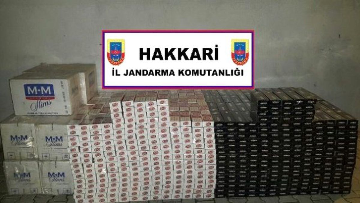 21 Bin 500 Paket Kaçak Sigara Ele Geçirildi