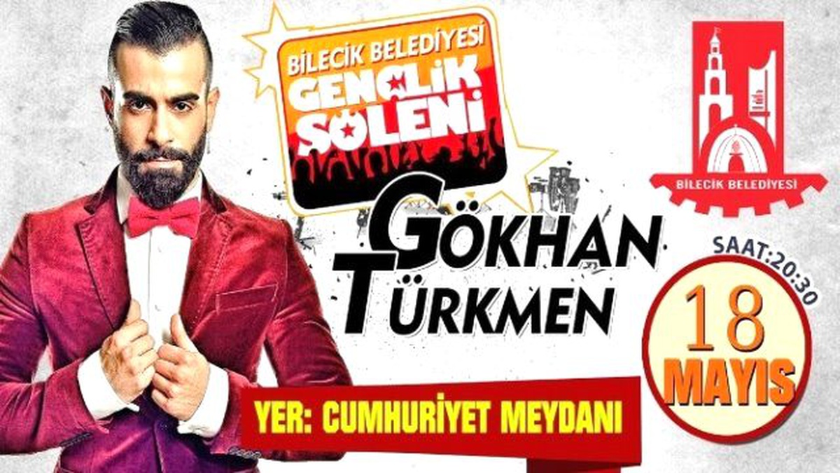 Gökhan Türkmen Bilecik\'te Konser Verecek