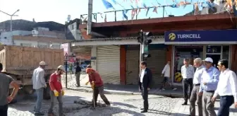 Kanatlı Caddesi Yol Yapımına Başlandı