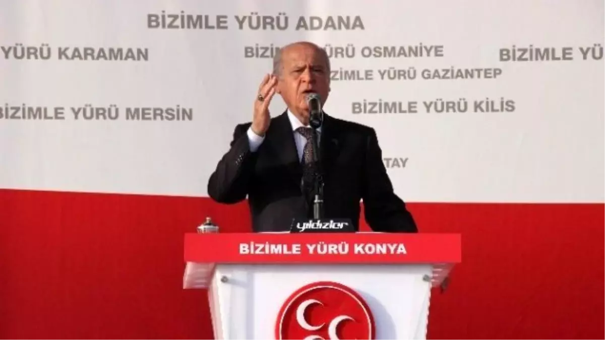 MHP Lideri Bahçeli Konya\'da