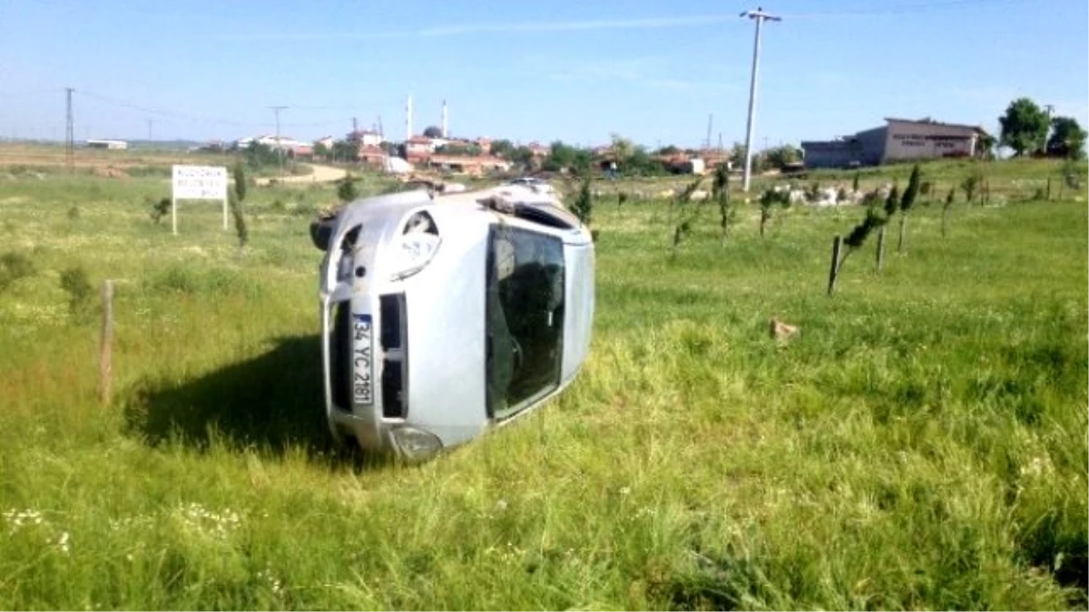 Yola Çıkan Köpek Otomobile Takla Attırdı: 2 Yaralı