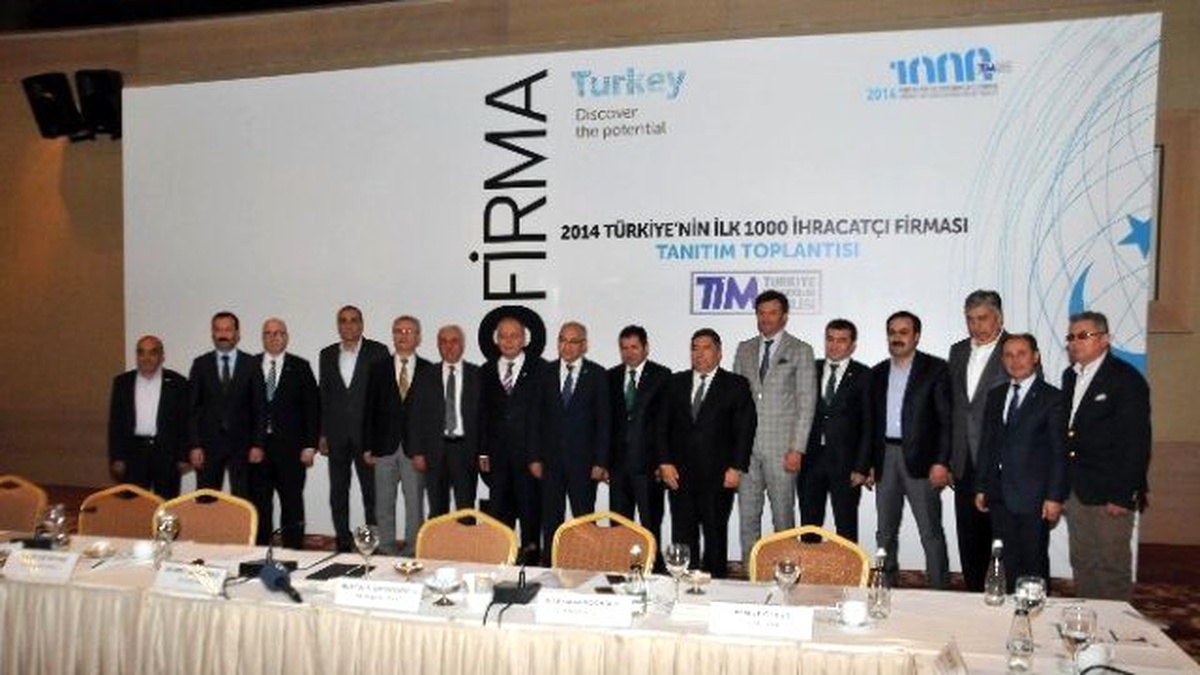 2014 Yılı İlk 1000 İhracatçı Firma Araştırması Sonuç Raporu Açıklandı