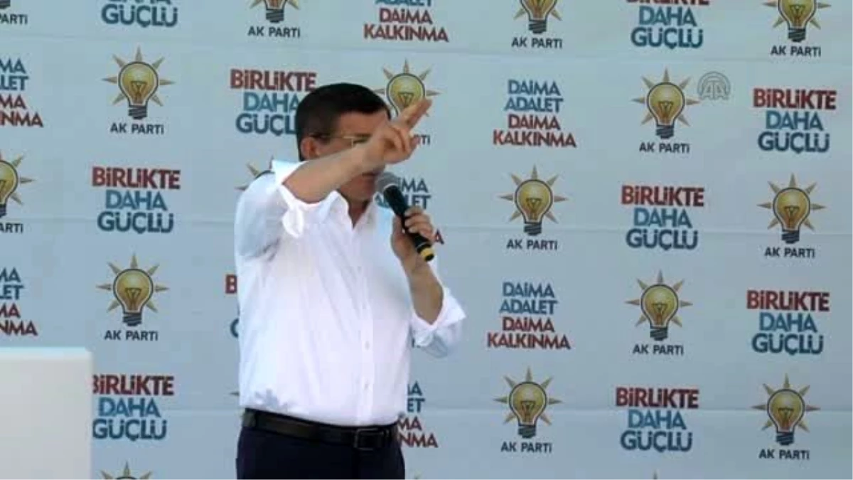 Davutoğlu: "Hızlı Tren Konya\'dan Karaman\'a Gelecek"