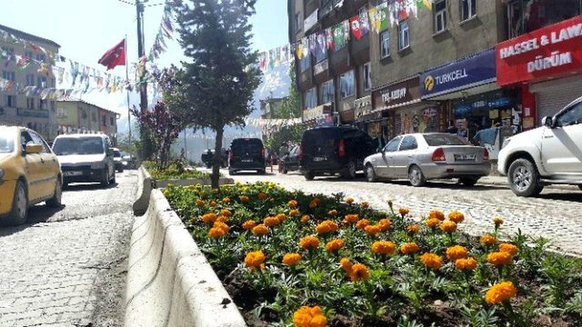 Hakkari Belediyesi\'nden Yeşillendirme Çalışması