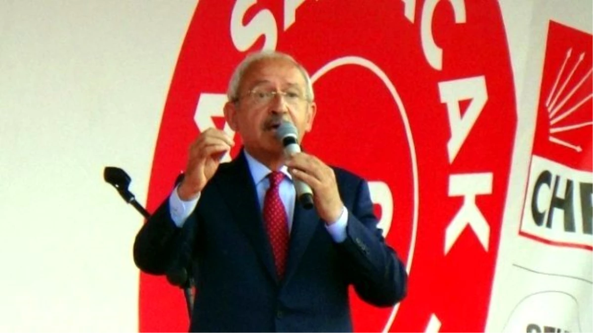 Kılıçdaroğlu, Erzincan Mitinginde Konuştu