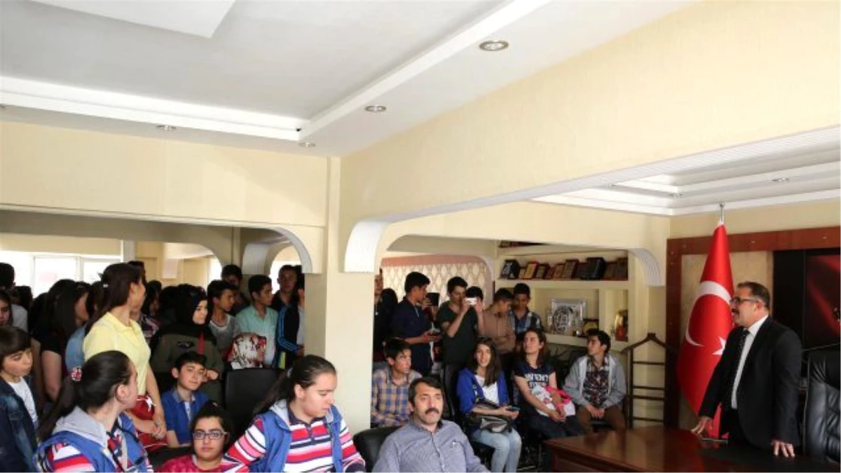 Malatya Anadolu Lisesinden Başkan Güven\'e Anlamlı Ziyaret