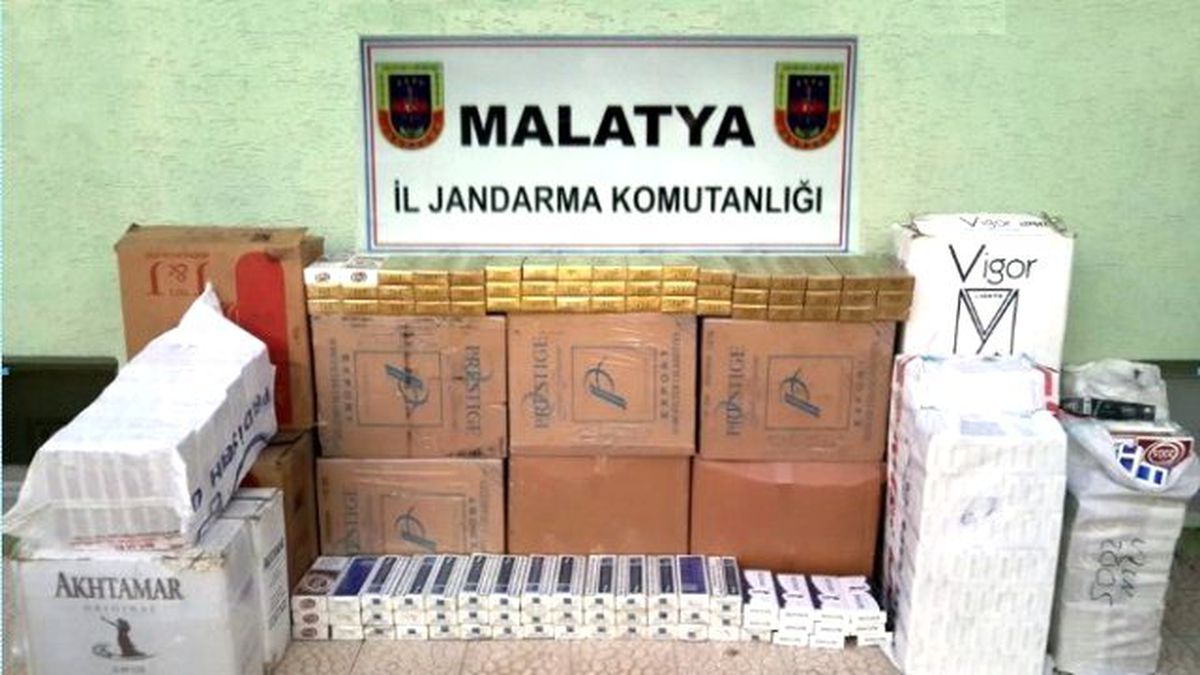 Malatya\'da 11 Bin Paket Kaçak Sigara Ele Geçirildi