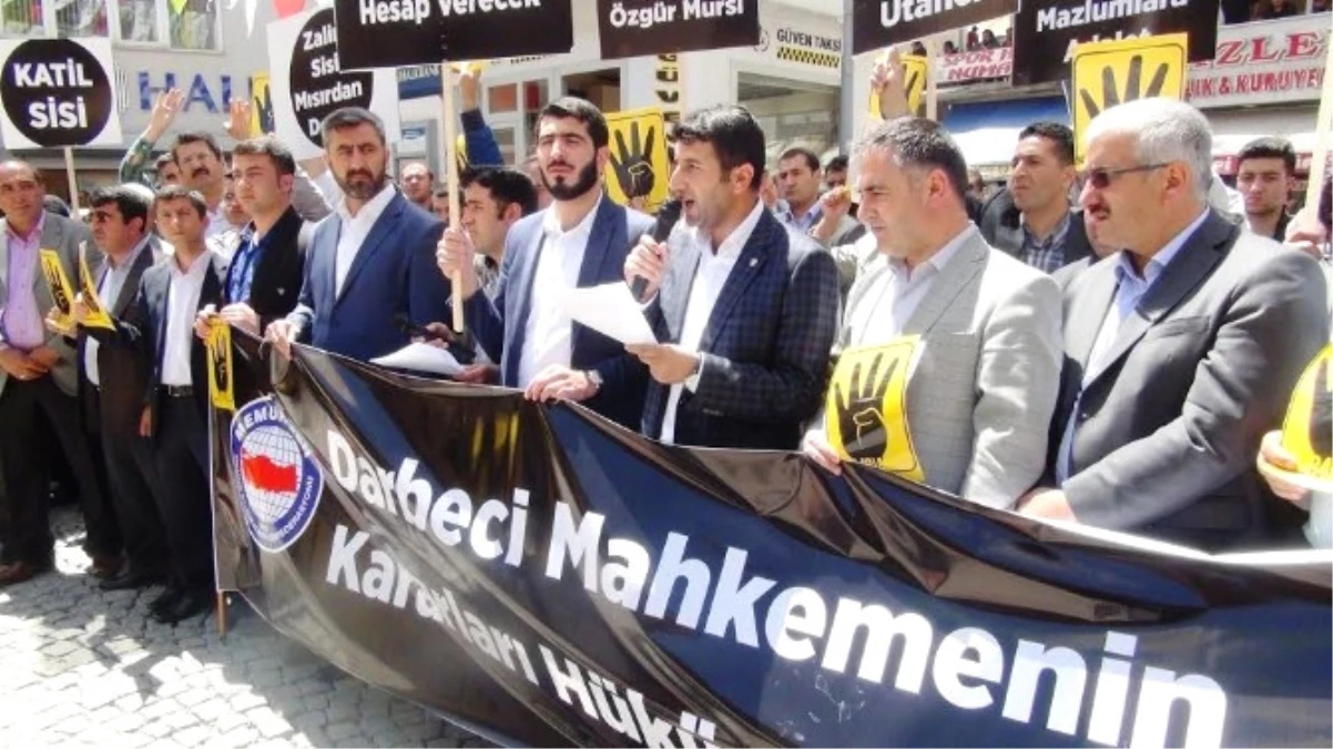 Mısır\'daki İdam Kararları Bitlis\'te Protesto Edildi