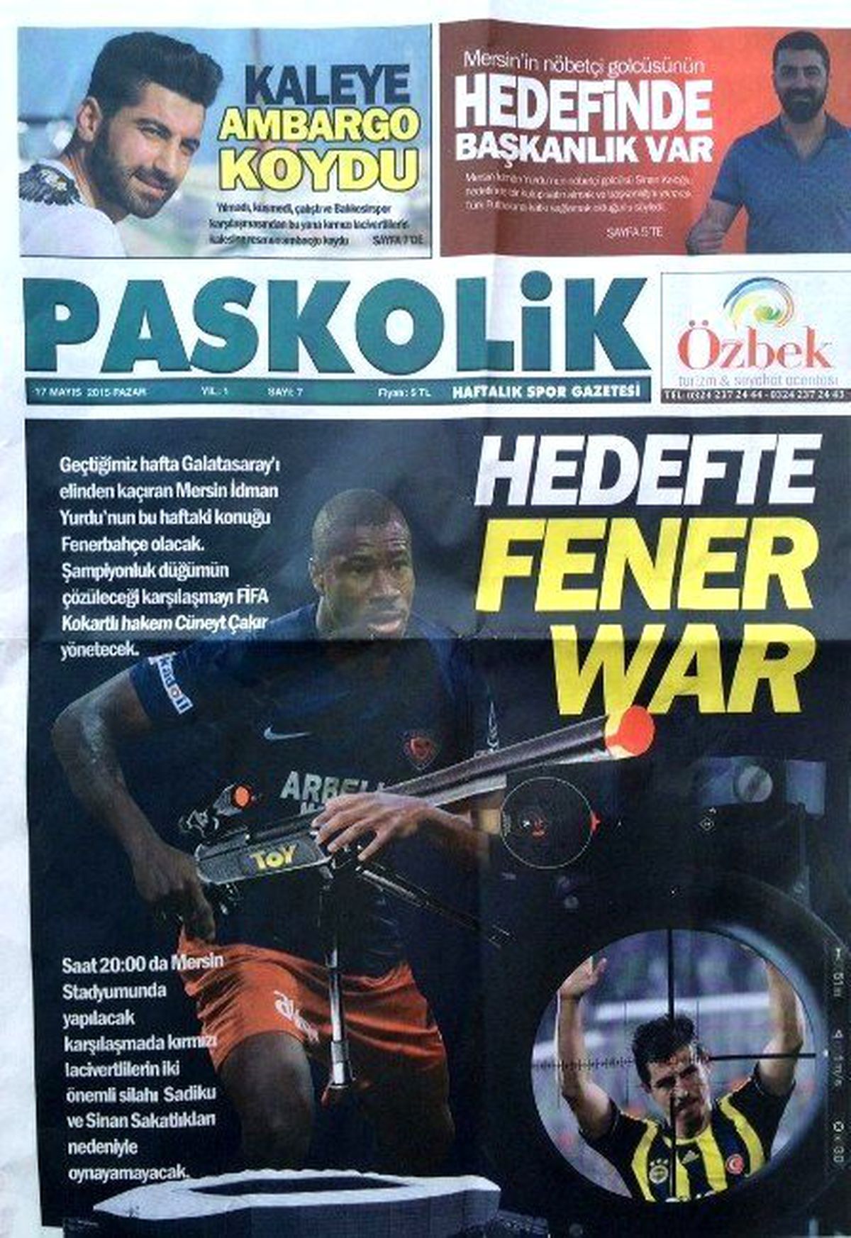 O Gazete Belözoğlu\'ndan Özür Diledi