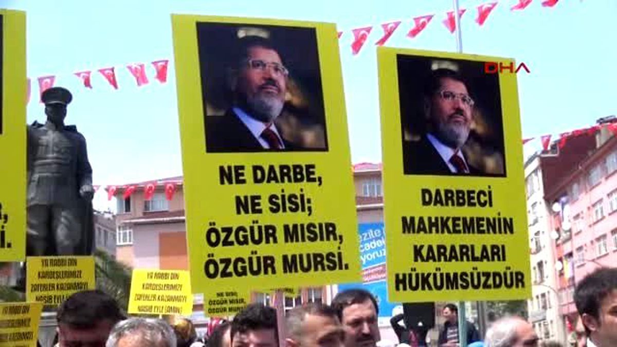 Rize?de Mursi?ye İdam Cezasına Protesto Eylemi