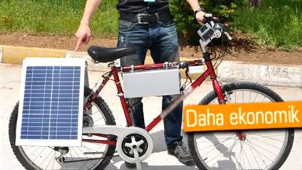 Üniversite Öğrencisi, Güneş Enerjisiyle Çalışan Bisiklet Yaptı