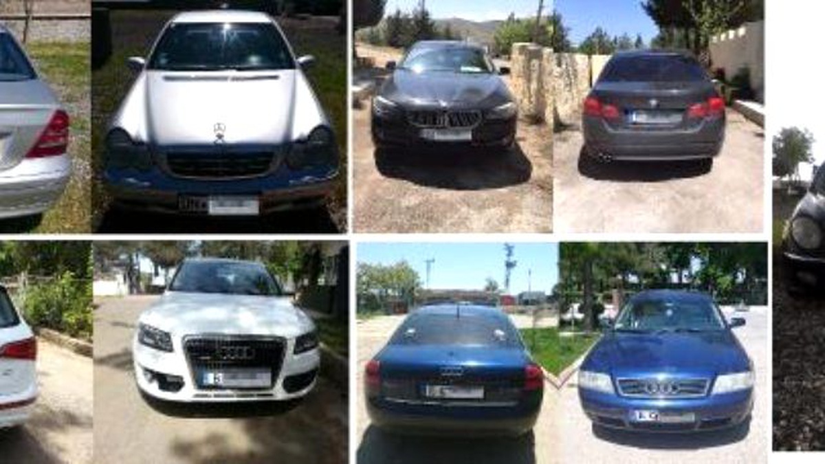Diyarbakır\'da 5 Kaçak Lüks Otomobil Ele Geçirildi