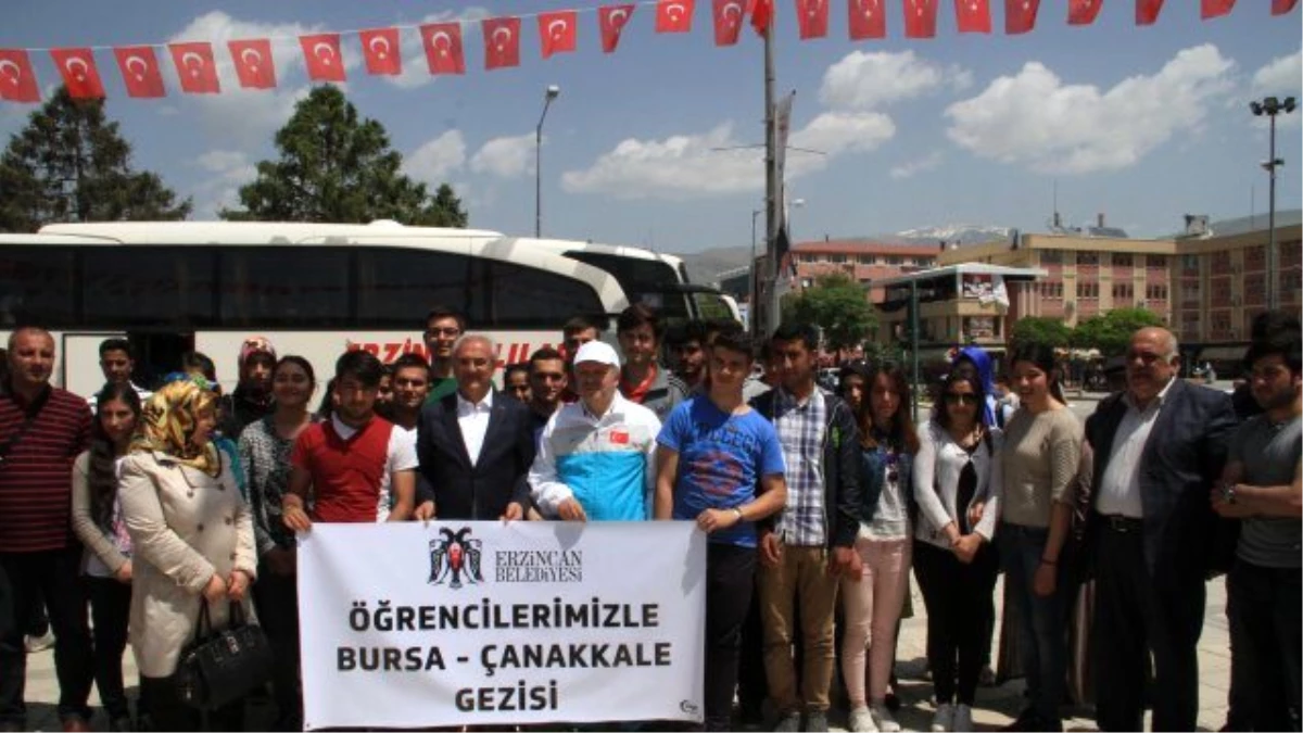 Erzincan Belediyesinden Öğrencilere Çanakkale Gezisi