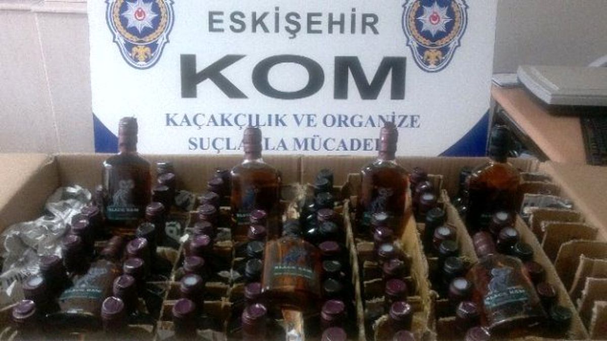 Eskişehir\'de Kaçak İçki Operasyonu
