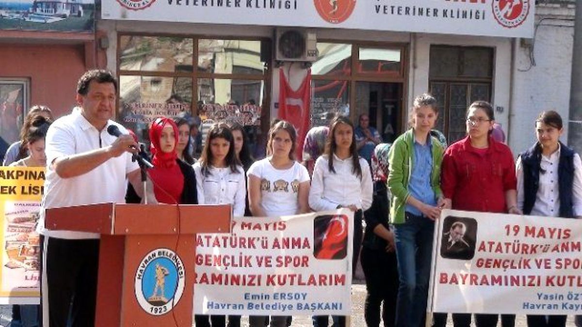 Havran\'da 19 Mayıs Kutlandı