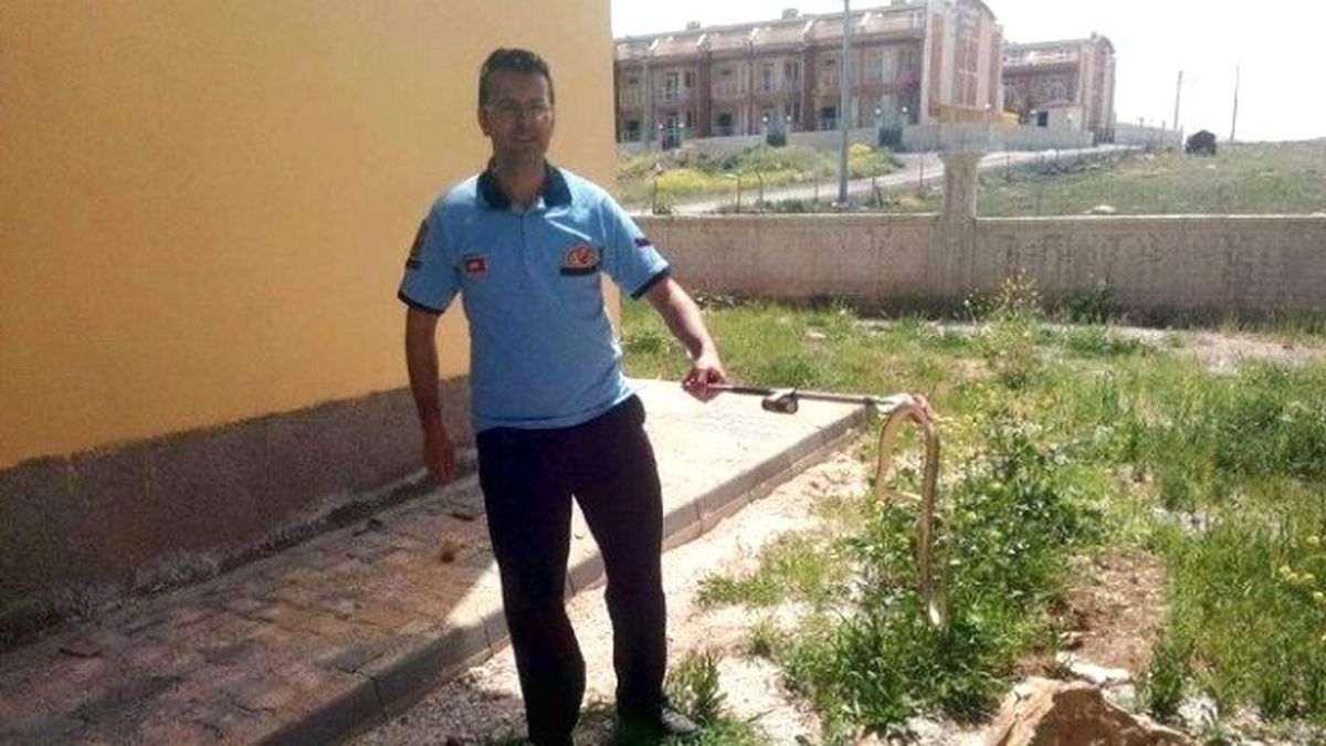 İtfaiyeden Yılan Operasyonu