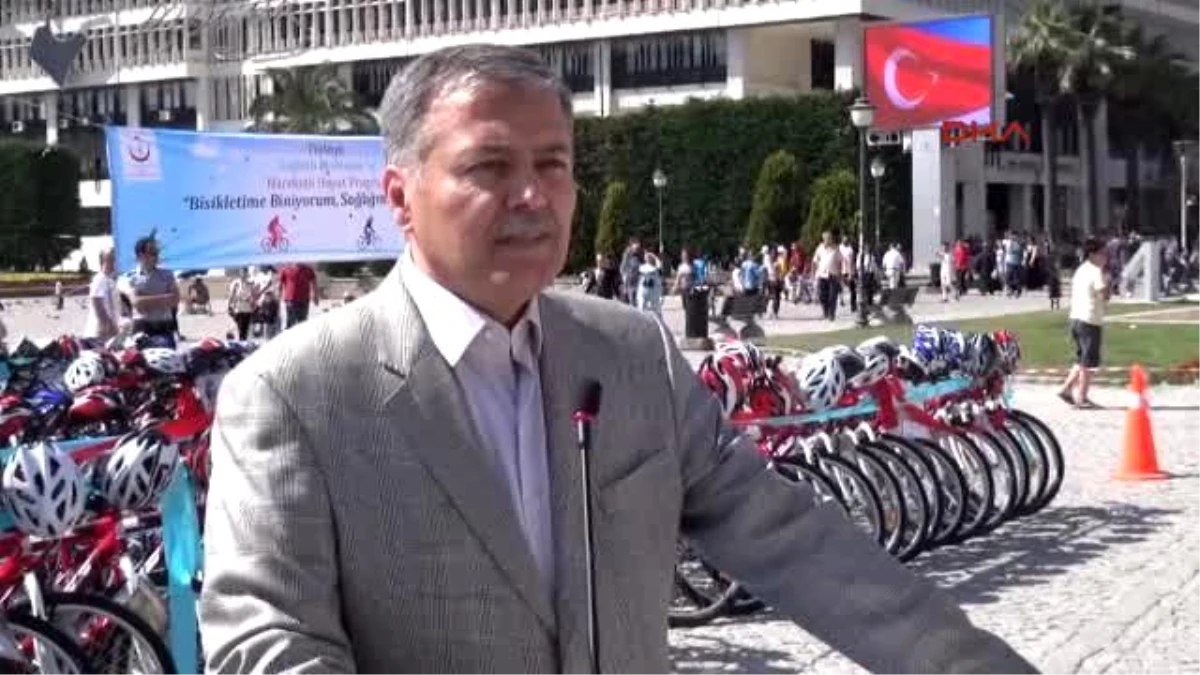 İzmir - Daha Sağlıklı Gençler İçin Okullara Bisiklet Dağıtıldı