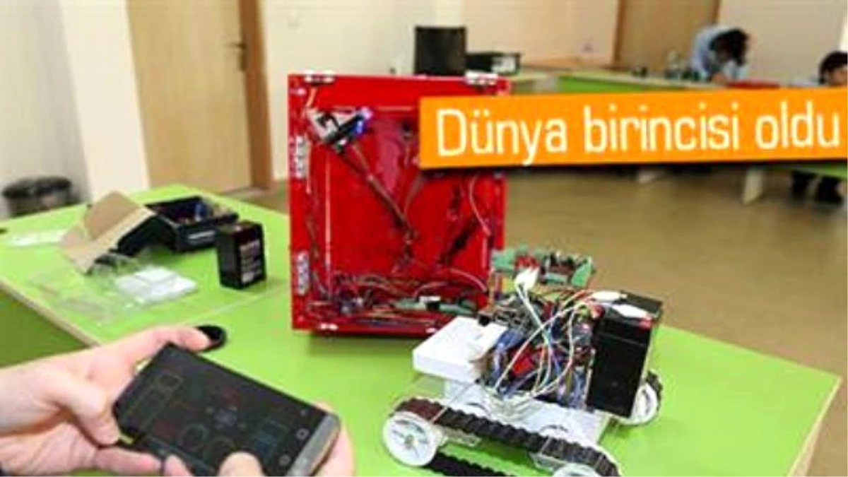 Karadenizli Öğrencinin Robotu Evdeki Kaçakları Haber Veriyor