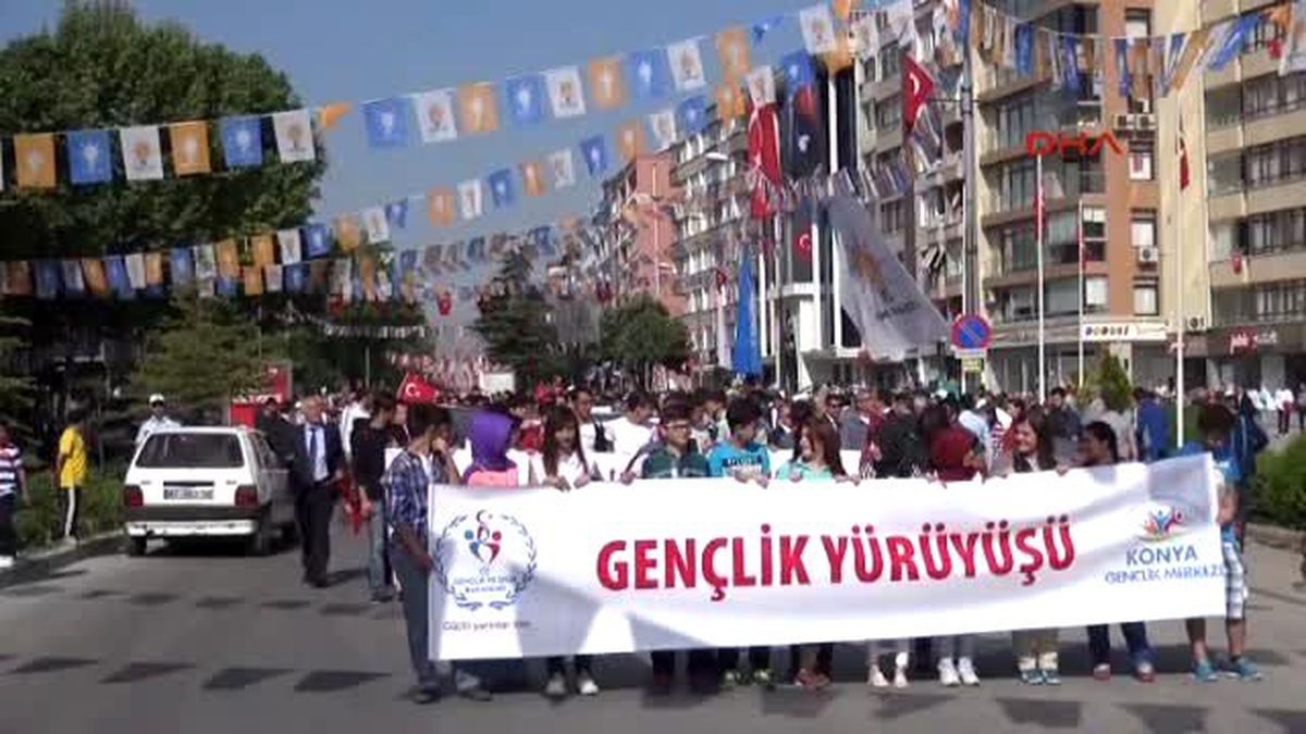 Konya\'da 19 Mayıs Coşkuyla Kutlandı