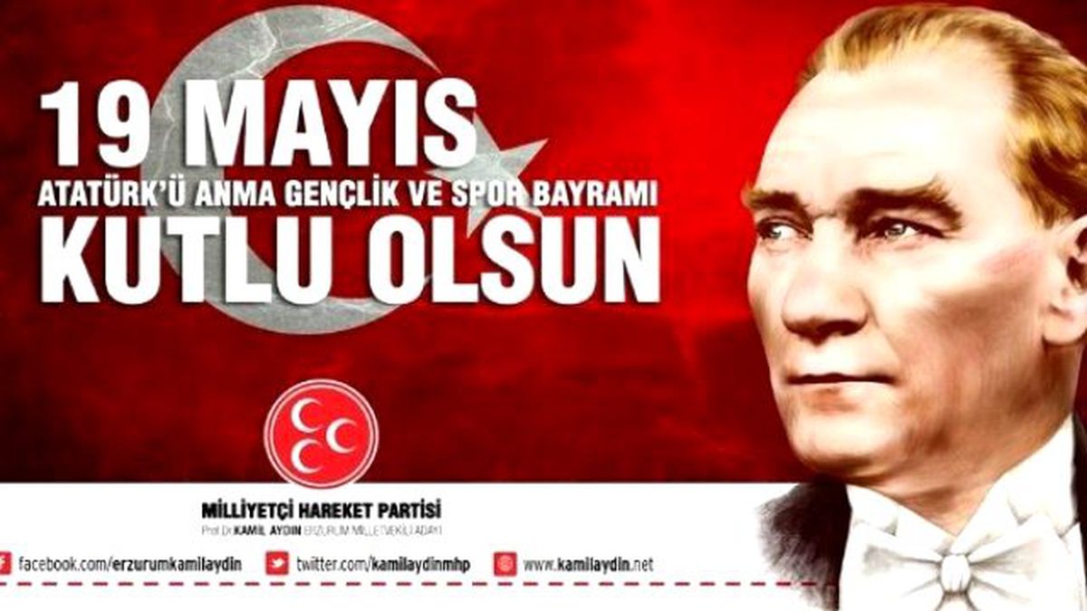 MHP Milletvekili Adayı Kamil Aydın\'dan 19 Mayıs Mesajı