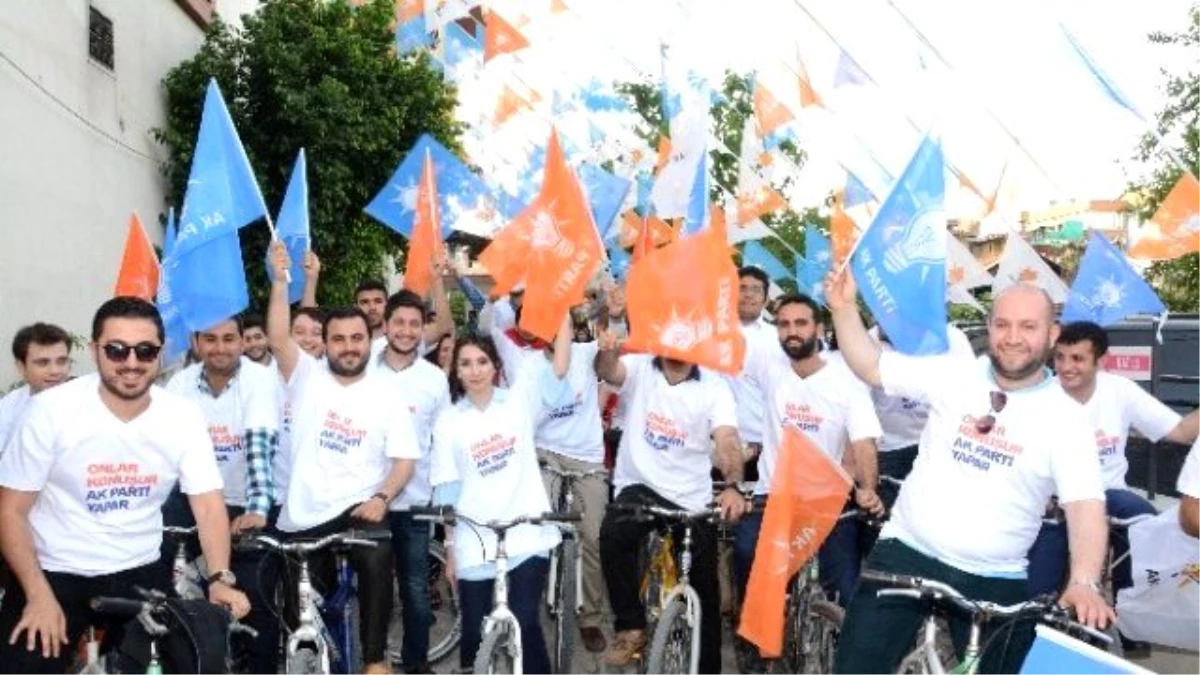 AK Parti\'li Gençlerden \'Bisiklet Turu\'