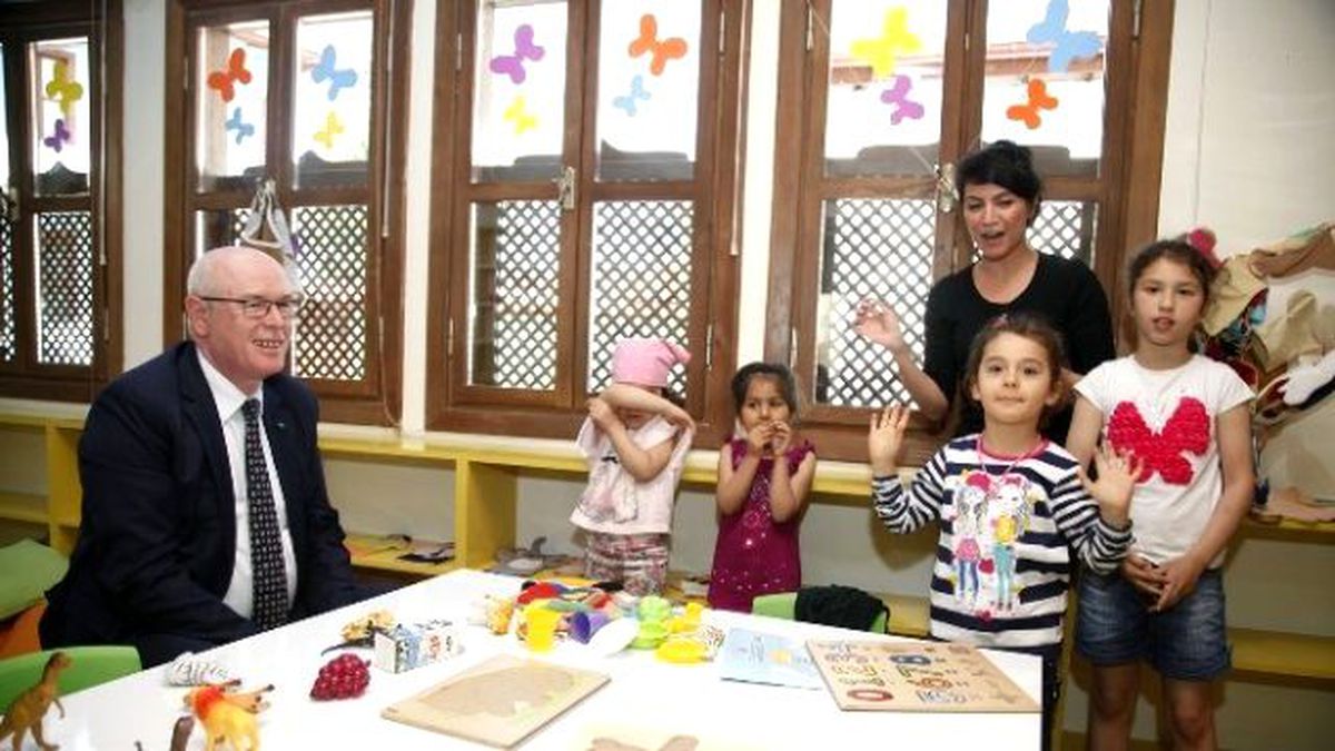 Başkan Kazım Kurt Çocuklarla
