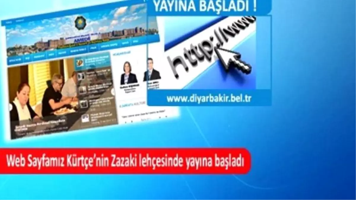 Belediye Kürtçe'den Sonra Zazaki Yayına da Başladı