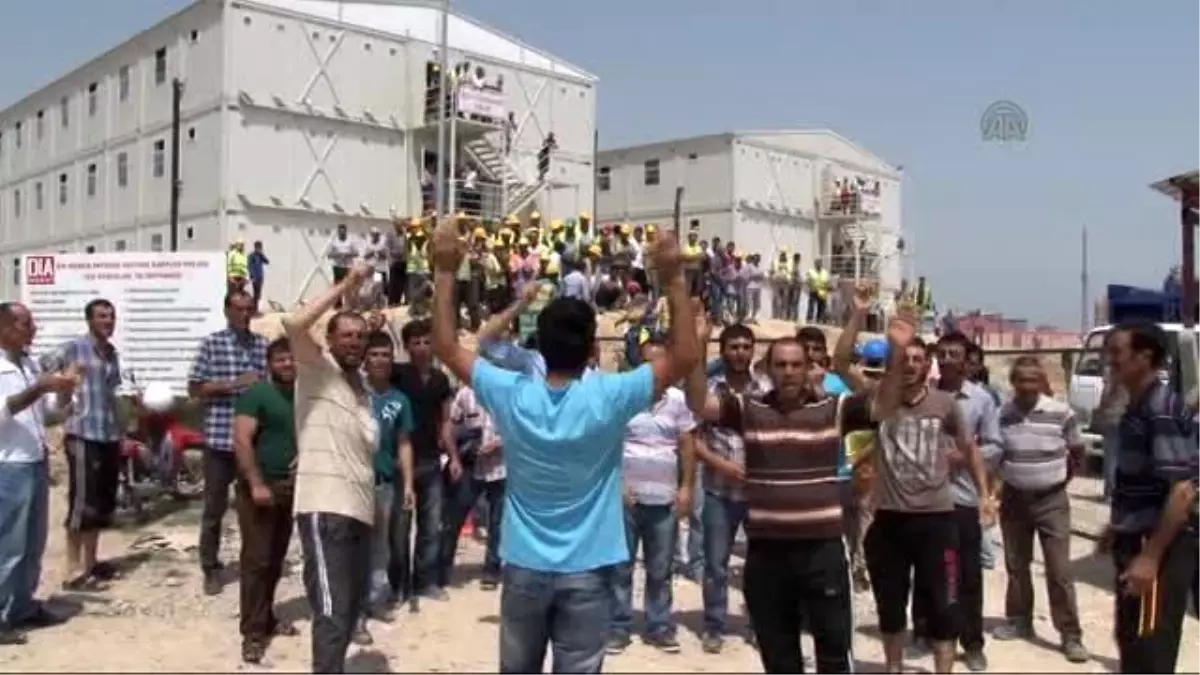 İşçilerin Eyleminde Gerginlik