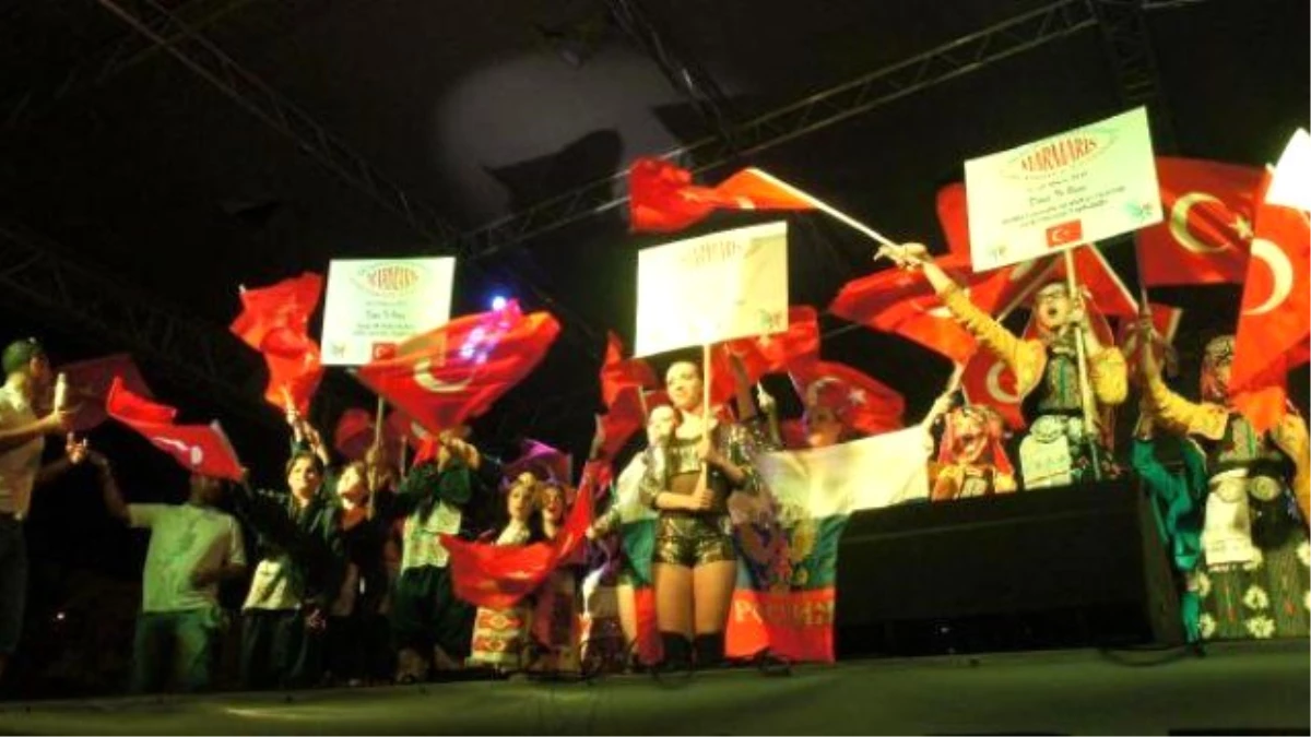 Marmaris\'te Halk Dansları Festivali Sona Erdi