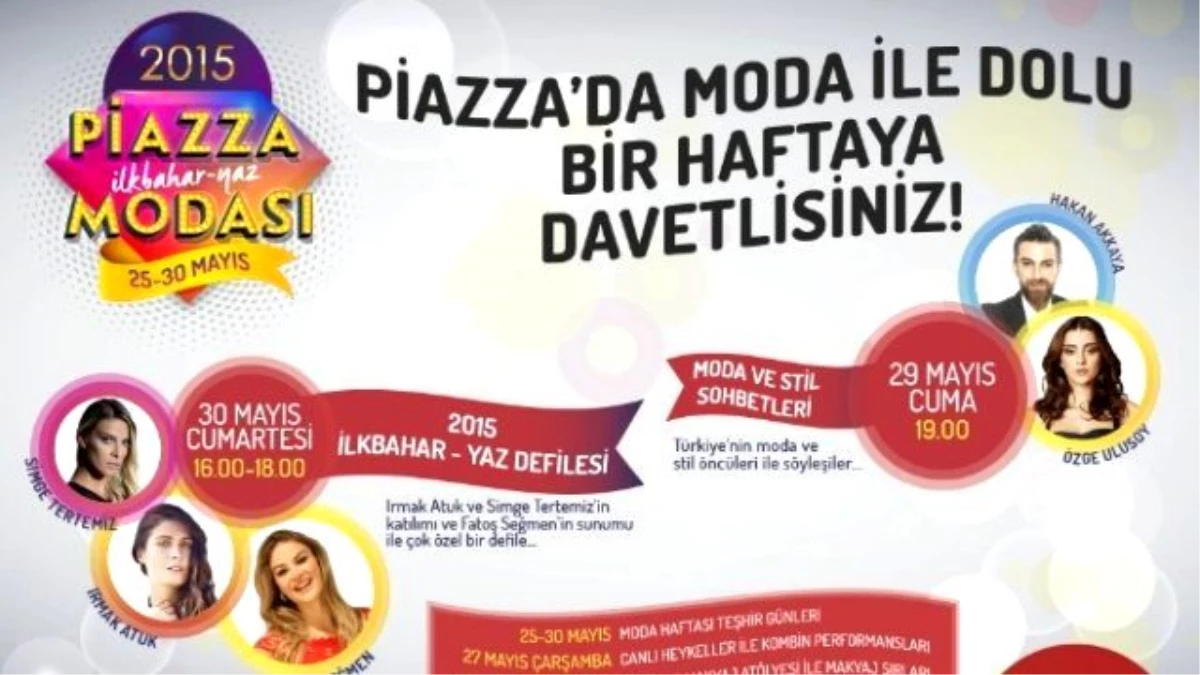 Modanın Devleri Piazza\'da