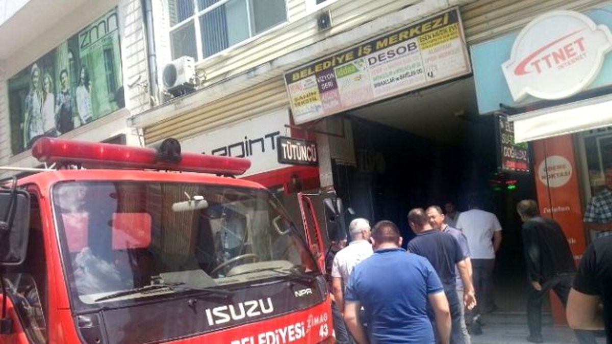 Spor Sokakta Yangın Alarmı