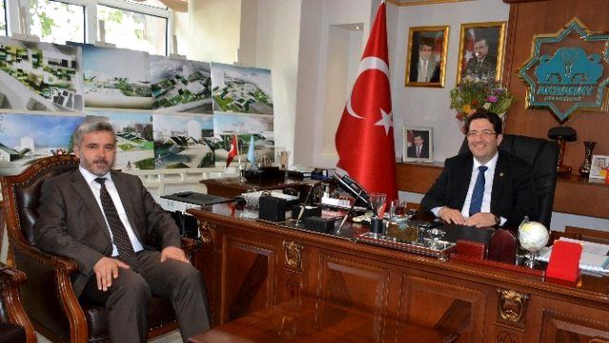 Yeni Rektör Şahin\'den Başkan Yazgı\'ya Ziyaret