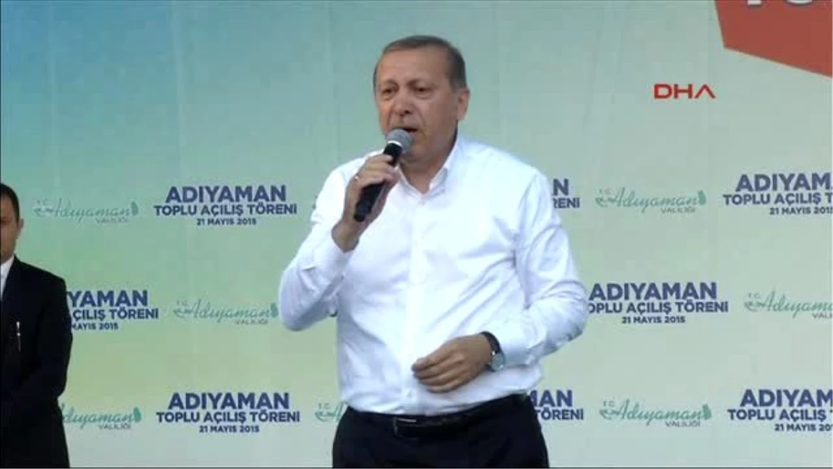 Adıyaman - Cumhurbaşkanı Erdoğan Nissibi Köprüsü Açılış Töreni\'nde Halka Hitap Etti 4