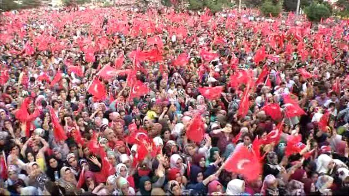 Adıyaman - Cumhurbaşkanı Erdoğan Nissibi Köprüsü Açılış Töreni\'nde Halka Hitap Etti 6